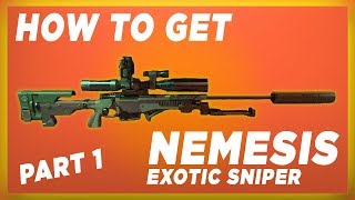 The Division 2 - How to get Exotic Nemesis Sniper Marksman Rifle - New Exotic Sniper Rifle for WT5 screenshot 5