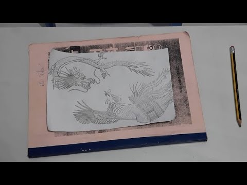 Video Vẽ Long Phụng bằng bút chì tuyệt đẹp - youtube