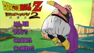 Dbz Budokai 2 Ps2 - Majin Buus Cancel Combos