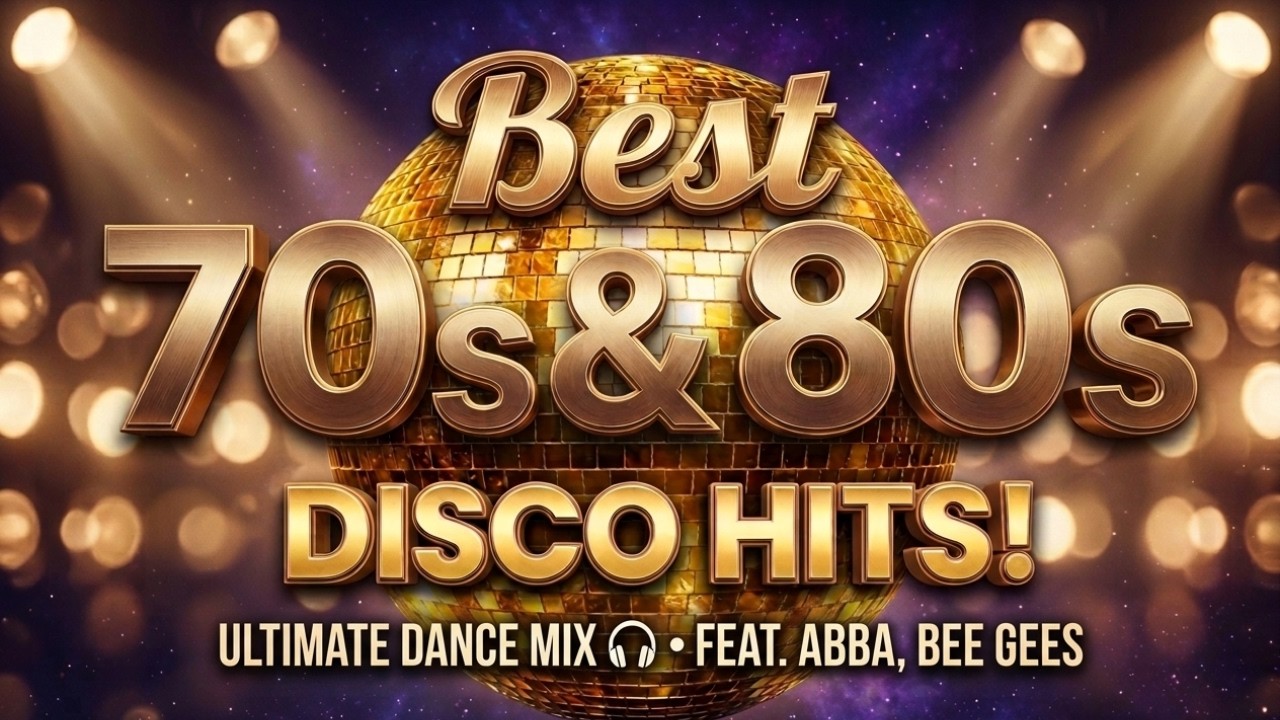 Best 70s & 80s Disco Hits 🪩 ABBA, Bee Gees, Funkytown (Non-Stop