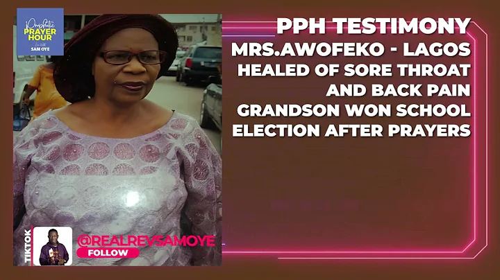 She Was Healed Of Sore Throat And Back Pain On The Prayer Altar || PPH Testimony