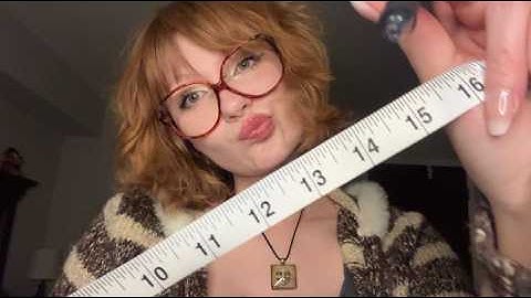 asmr mumbling and measuring 📐📝 close inaudible , unintelligible whispers / soft speaking examining