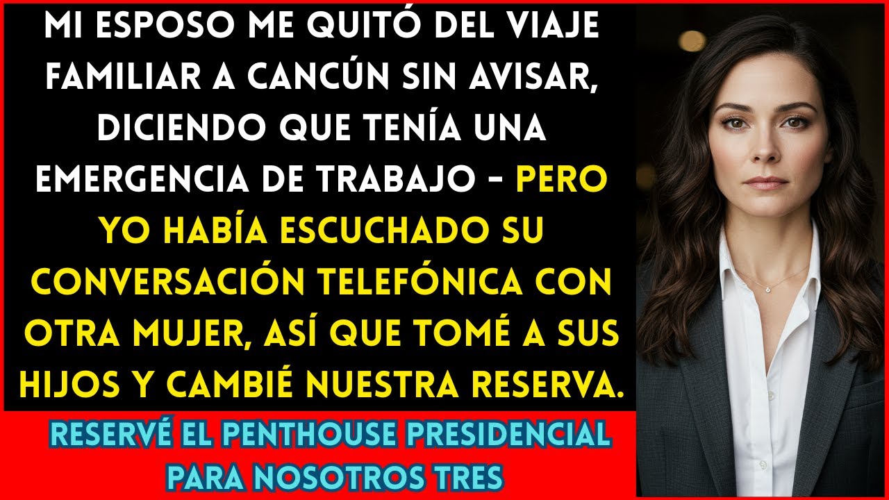 Me sacó del viaje familiar sin avisar — así que reservé el penthouse para mí… y sus hijos
