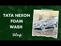 నా కొత్త నెక్సాన్ 2024కి ఫోమ్ వాష్|| Foam wash to my new tata nexon 2024 creative
