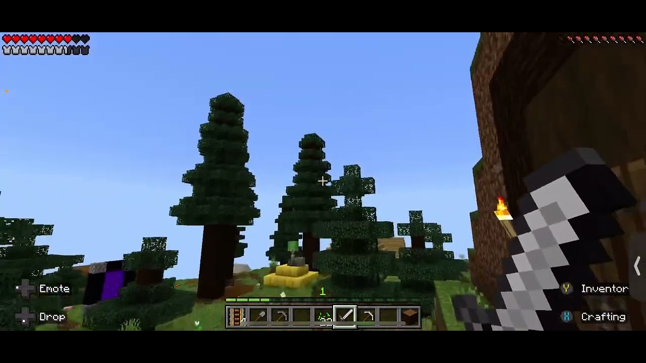 Playing Minecraft with my best friend on my server - YouTube