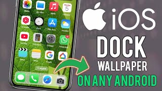 iOS dock wallpaper on any android || iOS wallpapers #fullguide #ios #tutorial  screenshot 1