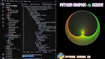 Neon Eclipse Python Graphics Design using Python#turtle #programming #code #coding #python #viral