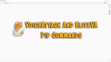 Making PIP commands in VoiceAttack for Elite Dangerous.
