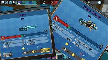 Build and shoot: legendary power of Flame thrower and Venom[Blockman go:Blocky mods]