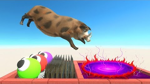 Can Someone Avoid Traps and Evolve to Fight 3x Enemies - Animal Revolt Battle Simulator