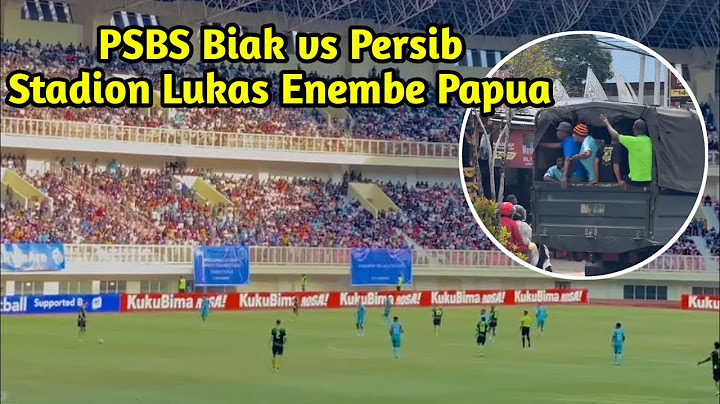 PSBS Biak vs Persib Bandung Antusiasme Luar Biasa Masyarakat Papua Menonton Langsung di Stadion