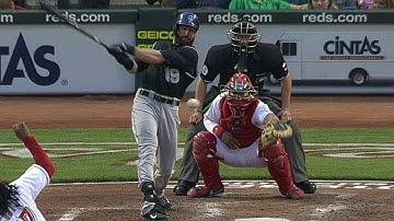 COL@CIN: Blackmon smacks RBI single, ties game in 5th