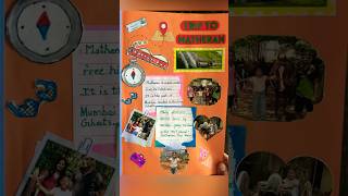 DIY Summer Vacation Scrapbook ☀️🍹 Memory Book #shorts #diy #journal #schoolproject
