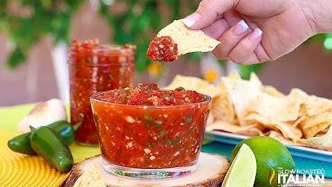 Easy Blender Salsa