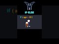 IF-ELSE | Conditional Statement | what is If else in programming | #shorts #education @oledu