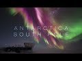 South pole  night in antarctica