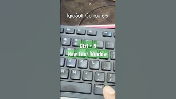 Creating new file  : Ctrl + N New File  (for creating new document) #new #creating