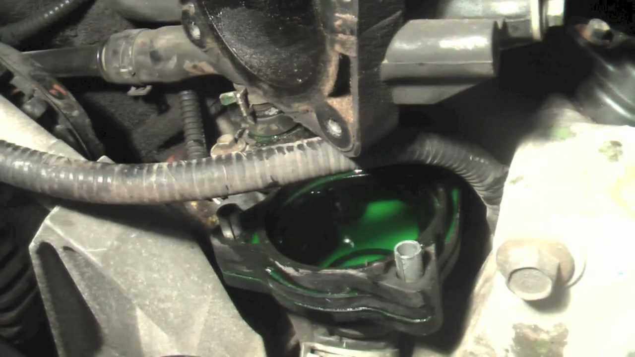 2001 Ford Explorer Thermostat Housing Replacement - YouTube