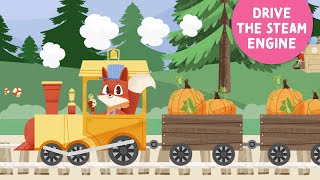 Little Fox Choo Choo Train Adventures for Kids and Toddlers 🦊🚂 Locomotive Game App for children screenshot 4