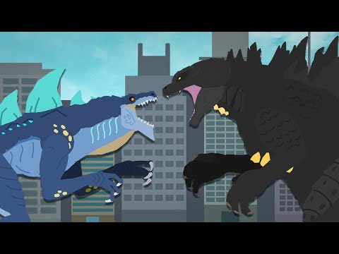 Godzilla vs Zilla Jr : The Final Battle (part 1/3) | DinoMania - Godzilla cartoons