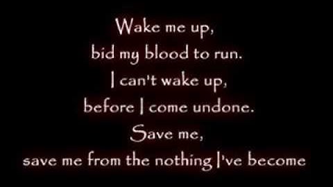 Linkin Park & Evanescence - Wake Me Up Inside [ Music Lyrics HD ]