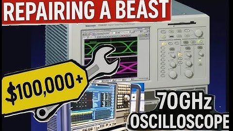 70GHz Oscilloscope Repair Tektronix CSA TDS8000 CSA TDS8200 Sampling Oscilloscope Acquisition Error