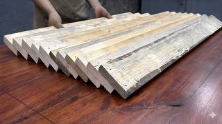 He’s 70 and Still Building Masterpieces! Amazing Pallet Wood Projects