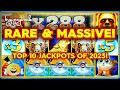Rare  massive top 10 most exciting slot jackpots 2023  this is why we watch