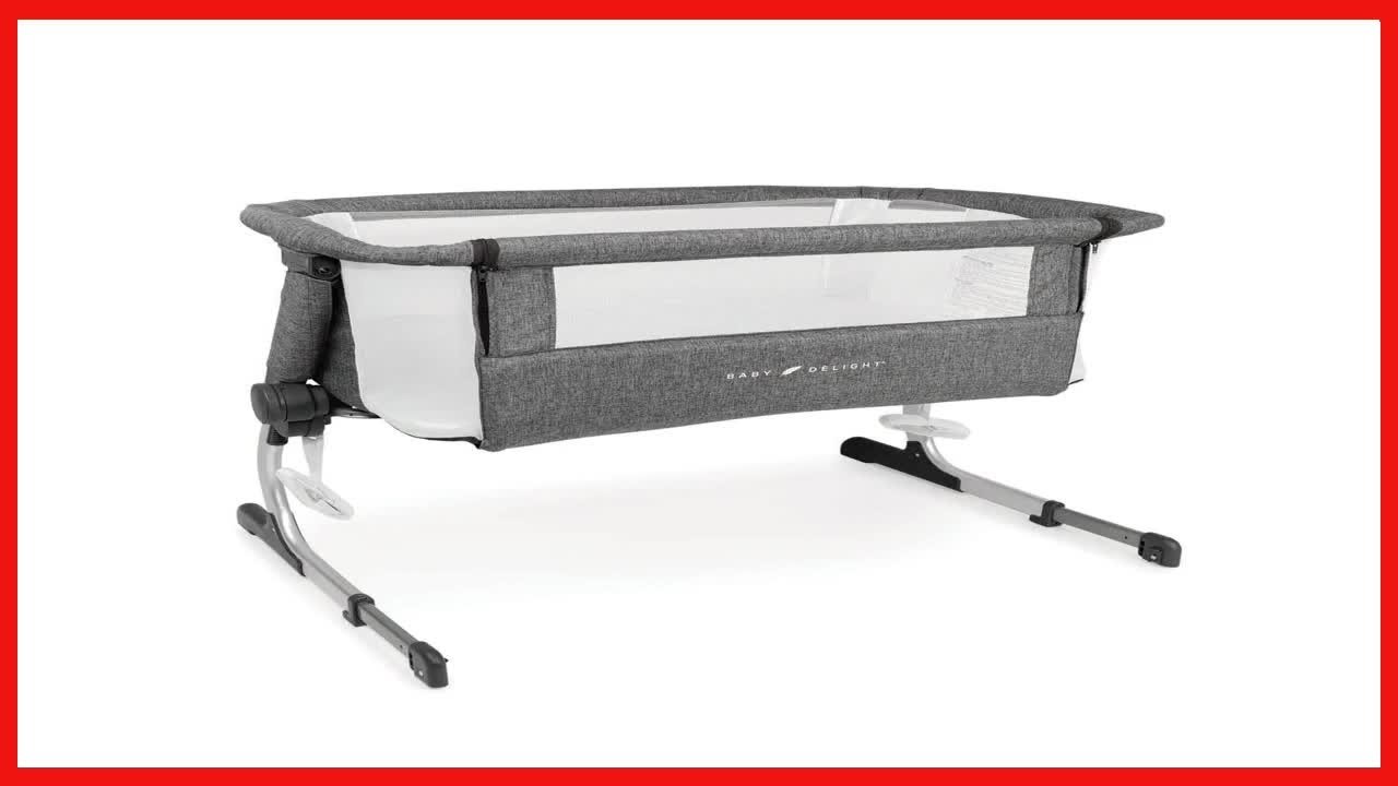 Baby Delight Beside Me Dreamer Bassinet | Bedside Sleeper | 6-Position Height Adjustment