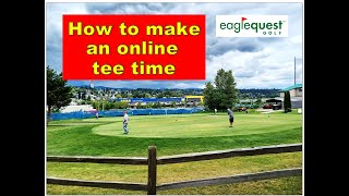 How to book an online golf tee time