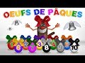 Foufou - Chiffres/Couleurs avec Oeufs de Pâques (Learn Numbers/Colors with Easter Eggs for kids) 4k