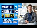 10 Secret MS Word Tricks You Didn’t Know! (Professional Document Design Guide)