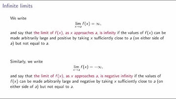 MATH 144 - 3.3 - Infinite limits and vertical asymptotes