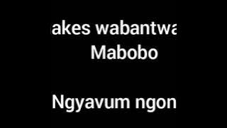 Shakes wabantwana ft Mabobo   Ngyavuma ngoni