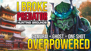 I BROKE Predator Hunting Grounds "SAMURAI + GHOST = OVERPOWERED! ONE SHOT!!" Predator Specialization