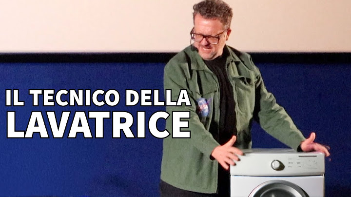 Il tecnico della lavatrice