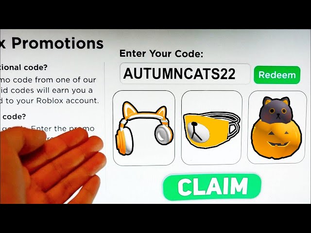 promo codes on October on roblox 2022｜TikTok Search