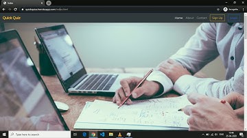 QuickQuiz website using Nodejs,Expressjs,Mongodb and Chart.js