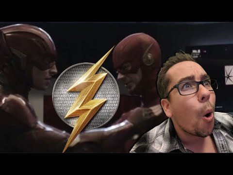 Ezra Miller's Flash Comes Face to Face with Grant Gustin's Flash