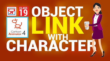 Cartoon Animator 4: Create Object Link with Character | Attaching object Animation | Hindi Tutorial