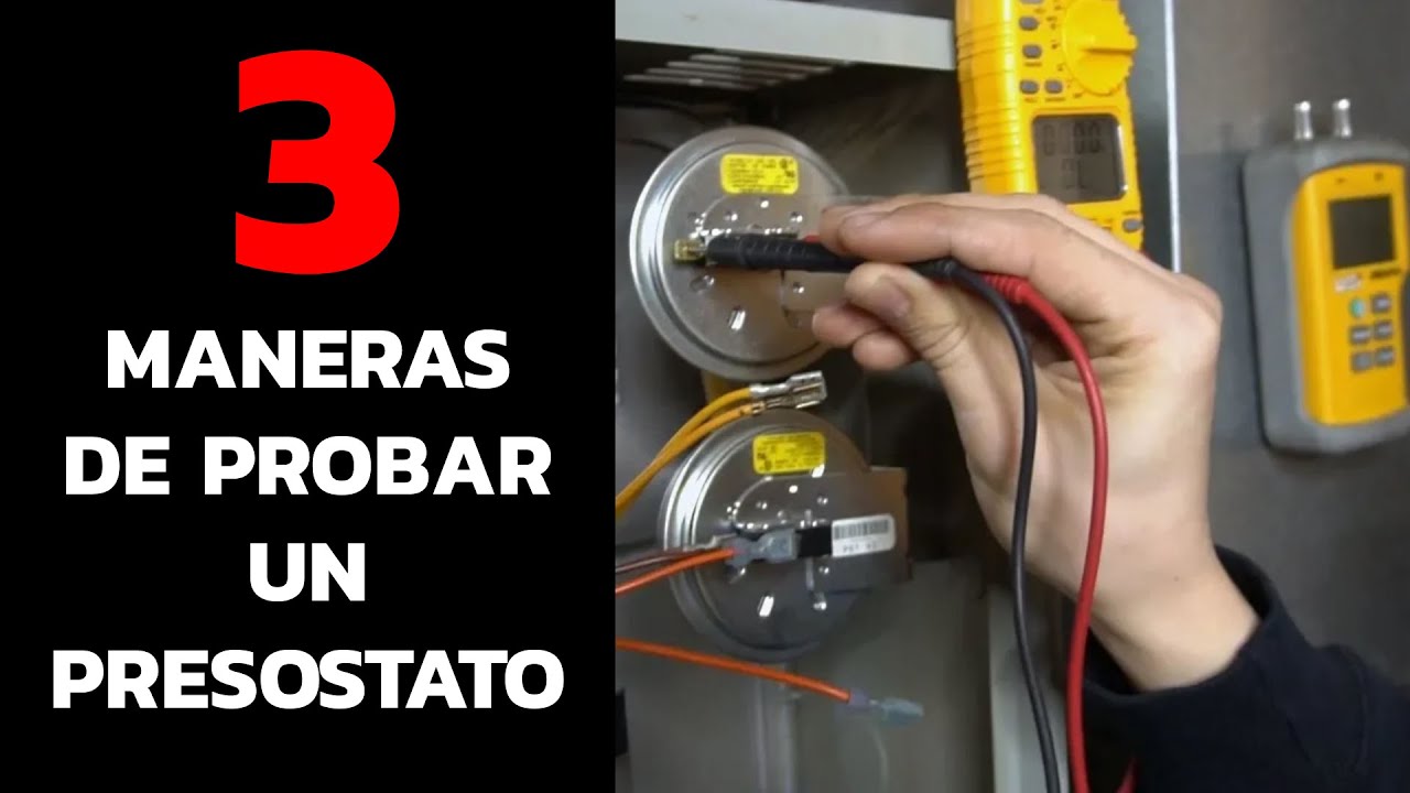 Cómo probar el presostato de una calefacción YouTube Cómo probar el presostato de una calefacción YouTube