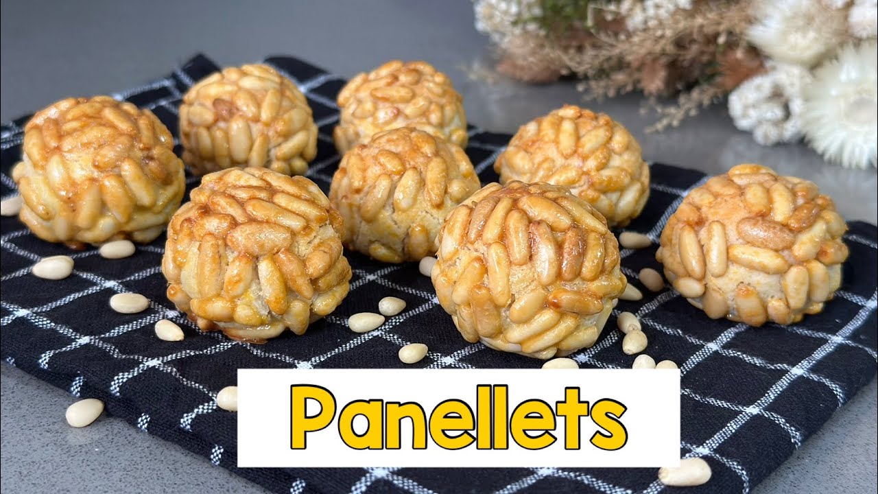 Como hacer PANELLETS con PIÑONES caseros//Dulce tipico de CATALUÑA