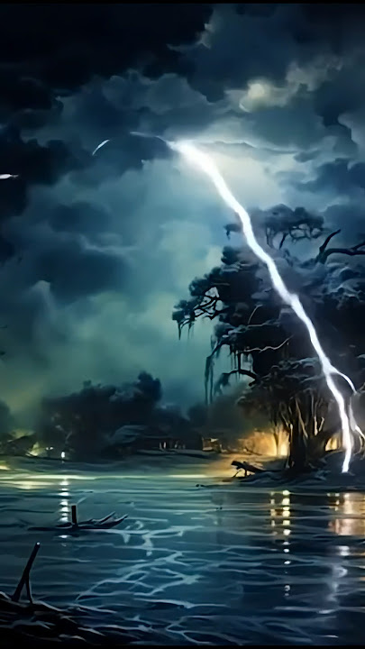 Storm Over the Bayou: Nature’s Wrath Unleashed #shortvideo