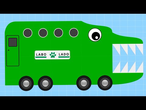Видео: Симулятор Локомотива Labo Brick Train #2 Строю Зубастый Поезд на Машинки Кида