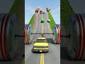 Cars &amp; Cargo Vans vs Chained Hydraulic Crush - BeamNG.drive