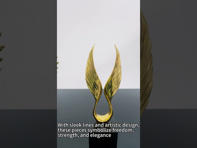 Wing Sculptures  Two Shapes, One Sense of Freedom