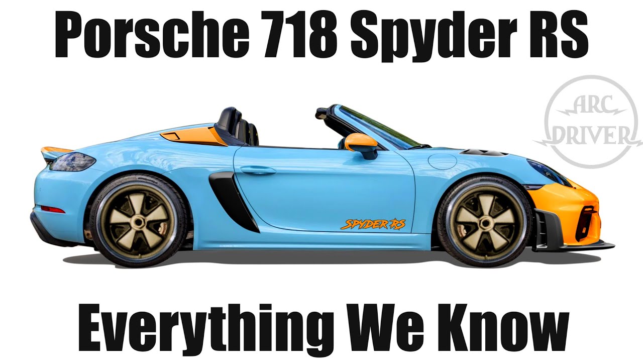 The 2024 Porsche 718 Spyder RS - Everything We Know - YouTube