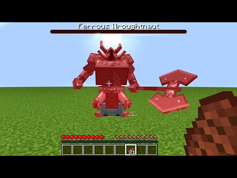 How easy beat Ferrous Wroughtnaut 10 seconds without weapon? | Mowzie's Mobs