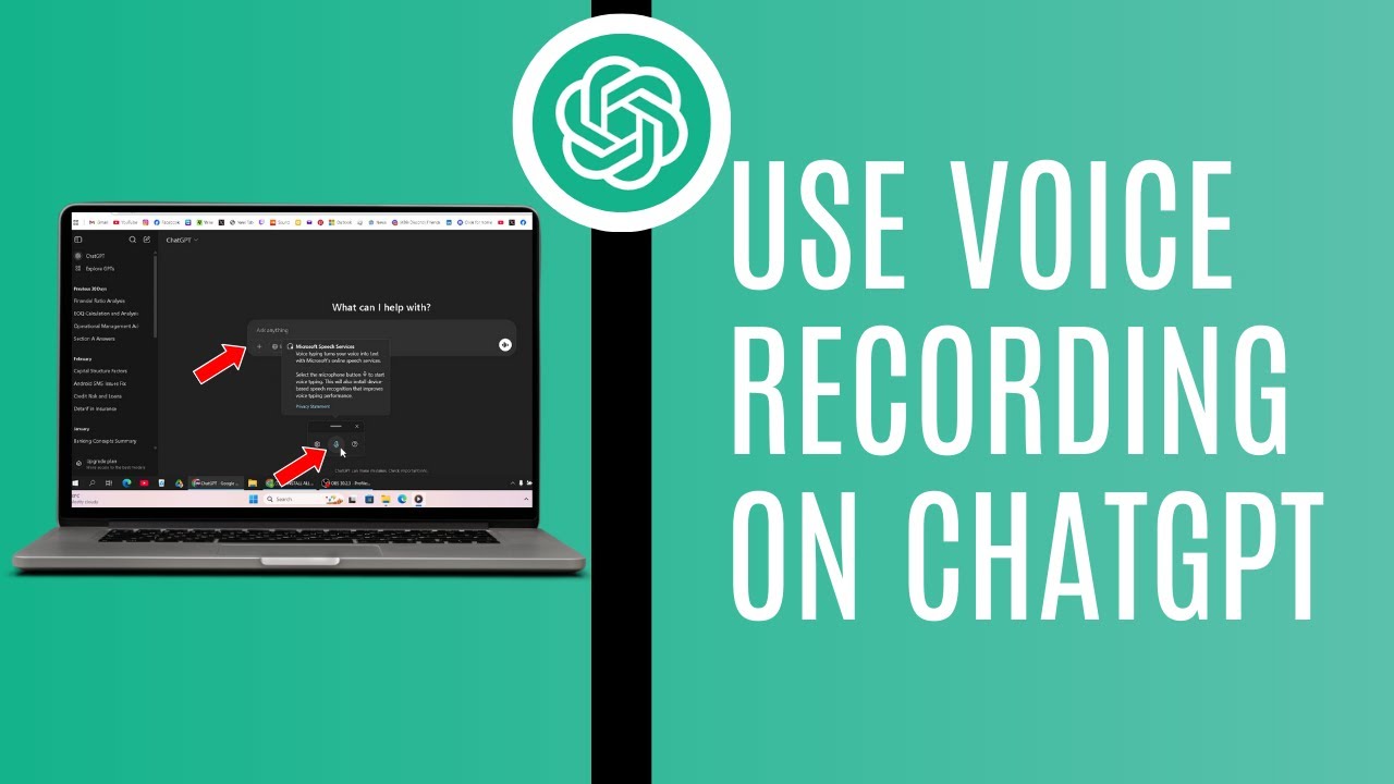 How To Use Voice Recording On ChatGPT | Speech To Text - YouTube