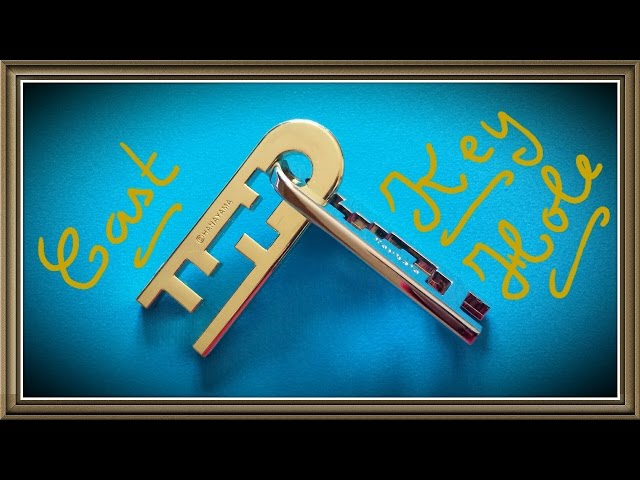 Cast Keyhole casse tête en métal Collection HANAYAMA niveau 4 puzzle 3d